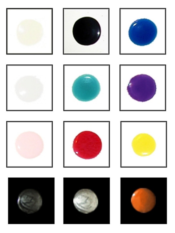 Liquid rubber in different colors